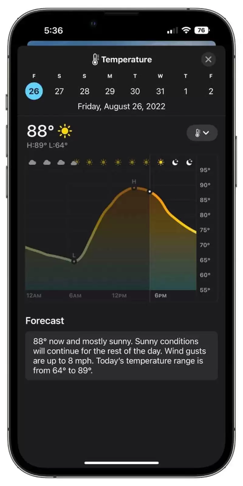 苹果 iOS 16 天气应用有哪些新变化? 苹果 iOS 16 天气应用有哪些新变化?