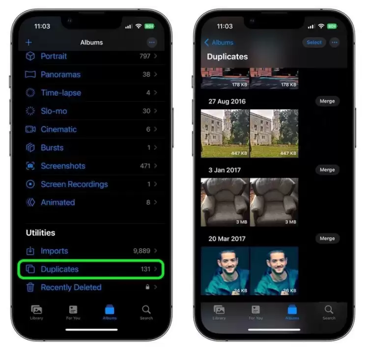 iOS 16 照片应用优化:轻松查找和删除重复的照片和视频 iOS 16 照片应用优化:轻松查找和删除重复的照片和视频