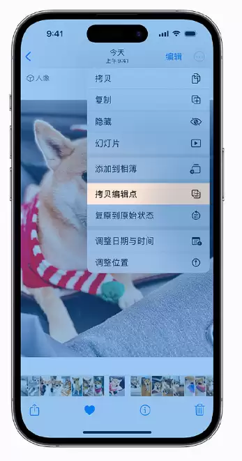 iOS 16 小技巧:支持拷贝编辑,轻松实现批量修图 iOS 16 小技巧:支持拷贝编辑,轻松实现批量修图