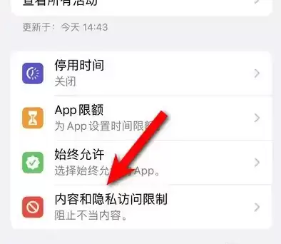 苹果iPhone 14内容和隐私访问限制开启方法 苹果iPhone 14内容和隐私访问限制开启方法
