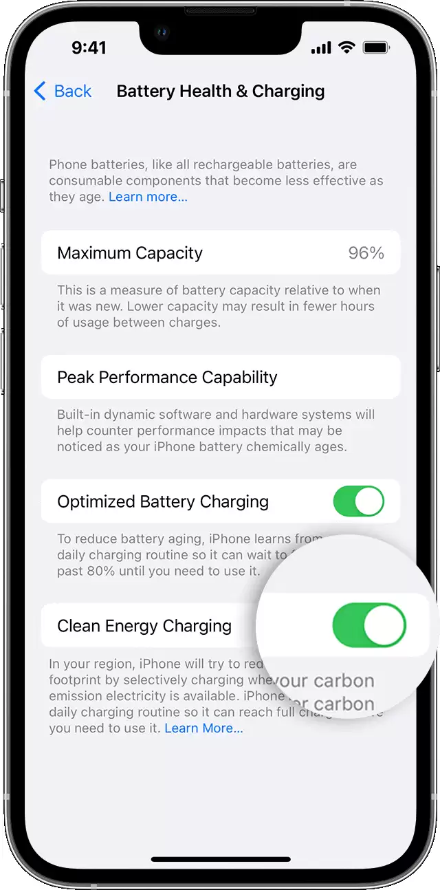 iOS 16.1正式版清洁能源充电功能怎么用? iOS 16.1正式版清洁能源充电功能怎么用?