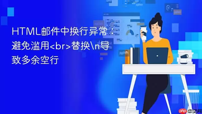 HTML邮件中换行异常：避免滥用替换导致多余空行