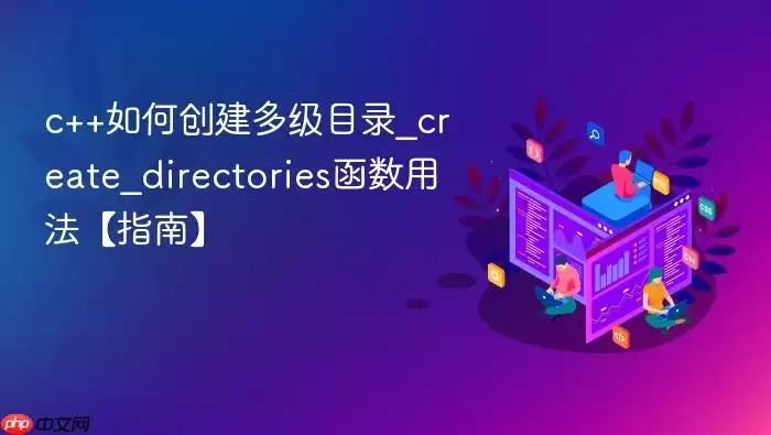 c++如何创建多级目录_create_directories函数用法【指南】