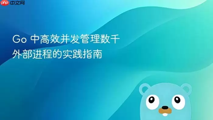 Go 中高效并发管理数千外部进程的实践指南