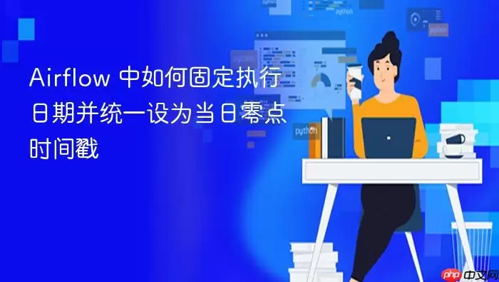 Airflow 中如何固定执行日期并统一设为当日零点时间戳