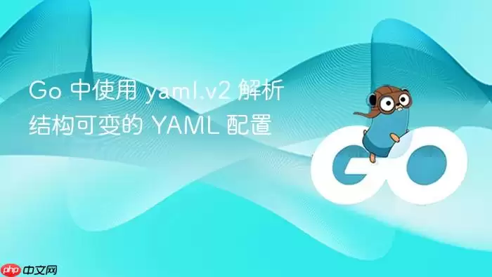 Go 中使用 yaml.v2 解析结构可变的 YAML 配置