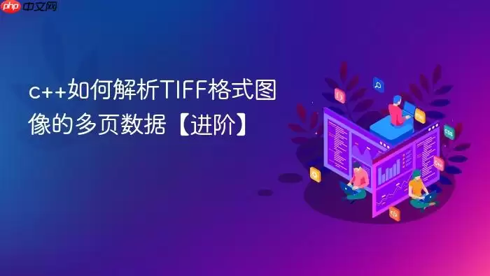 c++如何解析TIFF格式图像的多页数据【进阶】
