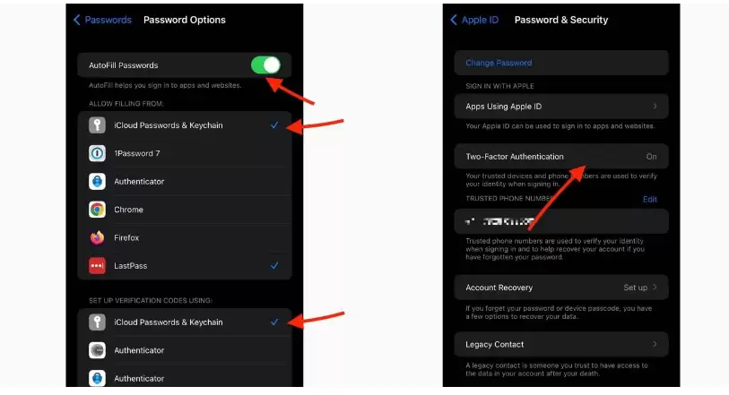 iOS 16 使用 Passkeys 实现无密码输入方法教程 iOS 16 使用 Passkeys 实现无密码输入方法教程