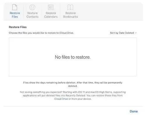 如何使用 iCloud.com 恢复最近删除的文件? 如何使用 iCloud.com 恢复最近删除的文件?