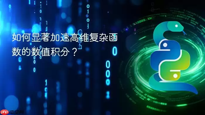 如何显著加速高维复杂函数的数值积分？