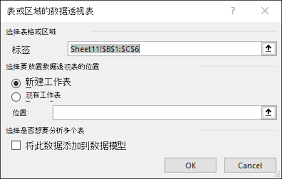 如何创建Excel数据透视表