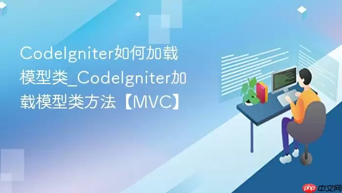CodeIgniter如何加载模型类_CodeIgniter加载模型类方法【MVC】