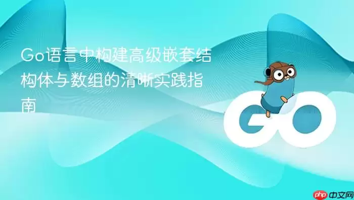 Go语言中构建高级嵌套结构体与数组的清晰实践指南