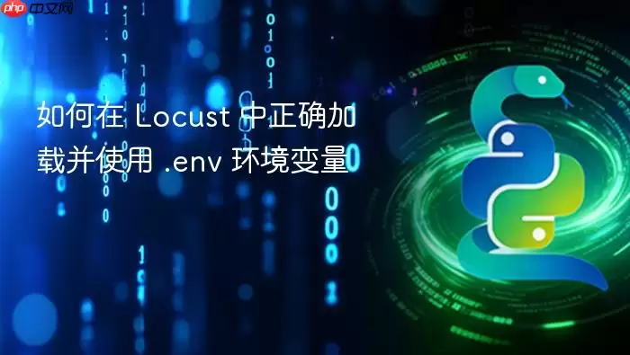 如何在 Locust 中正确加载并使用 .env 环境变量