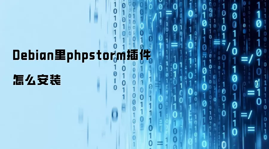 Debian里phpstorm插件怎么安装