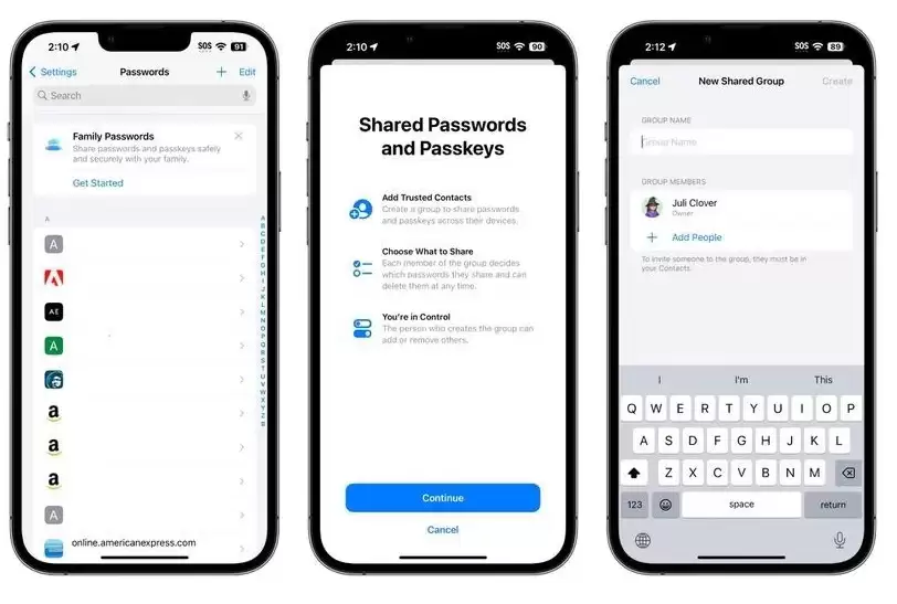 iOS 17如何通过 iCloud 钥匙串向好友分享密码? iOS 17如何通过 iCloud 钥匙串向好友分享密码?