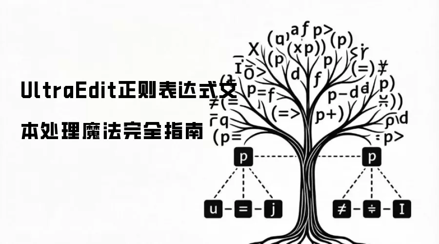 UltraEdit正则表达式文本处理魔法完全指南