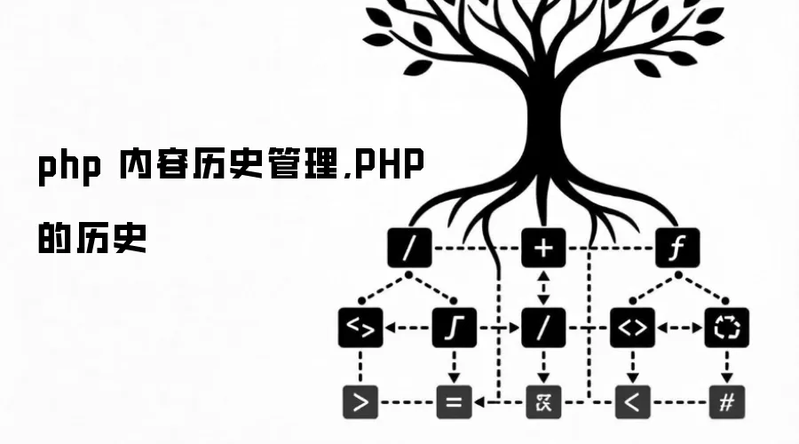 php 内容历史管理,PHP的历史