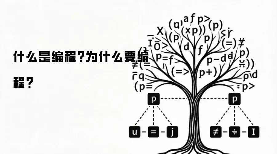 什么是编程？为什么要编程？