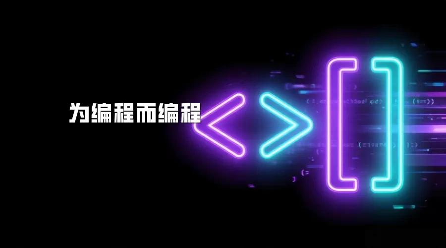 为编程而编程