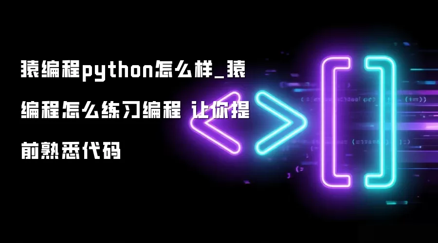 猿编程python怎么样_猿编程怎么练习编程 让你提前熟悉代码
