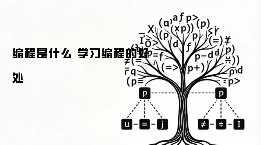 编程是什么 学习编程的好处