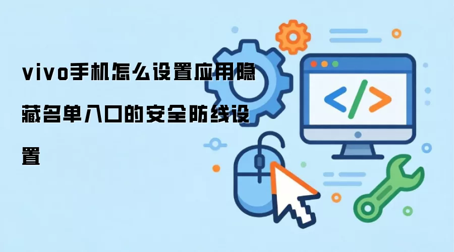 vivo手机怎么设置应用隐藏名单入口的安全防线设置