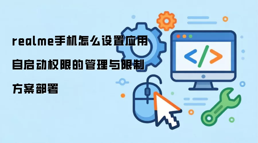 realme手机怎么设置应用自启动权限的管理与限制方案部署