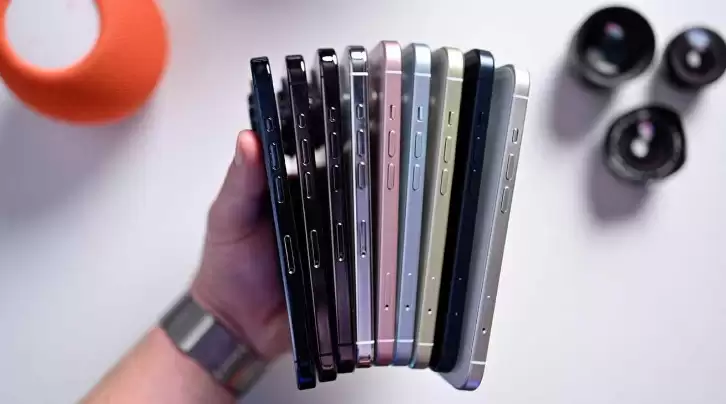 iPhone 15系列颜色选项预览