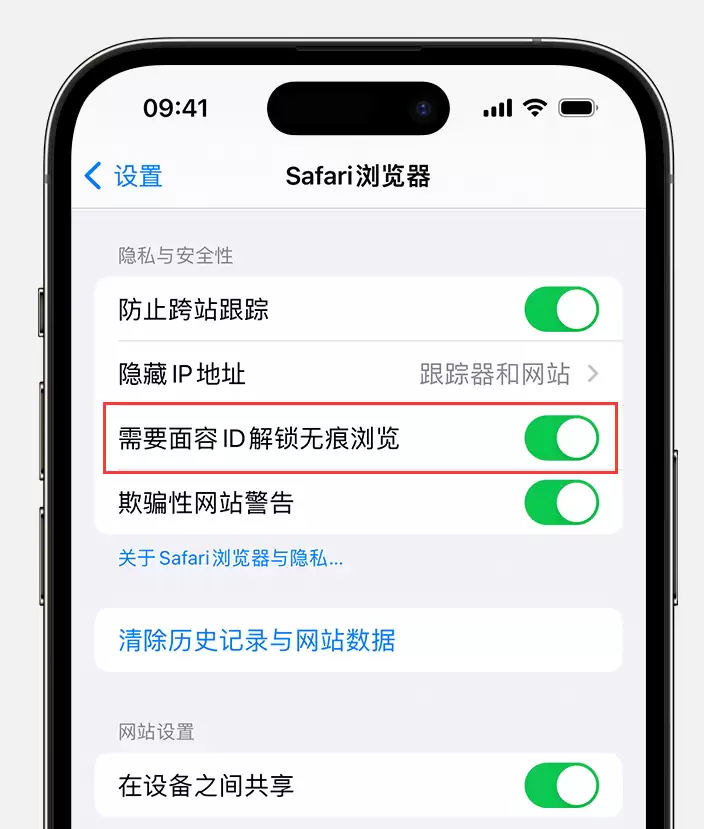 iOS 17 隐私保护功能:通过面容 ID 解锁无痕浏览 iOS 17 隐私保护功能:通过面容 ID 解锁无痕浏览