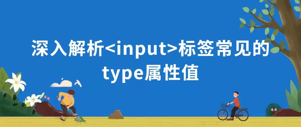 HTML5的标签的`type`属性值详解和代码示例