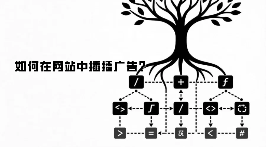 如何在网站中插播广告？