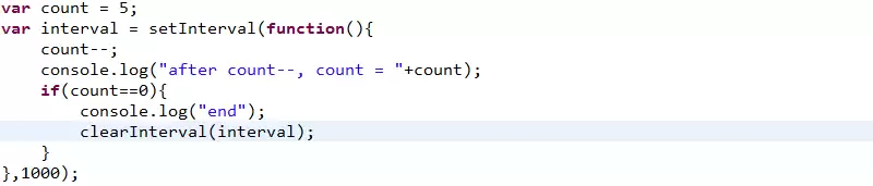 HTML DOM setInterval和clearInterval方法案例详解