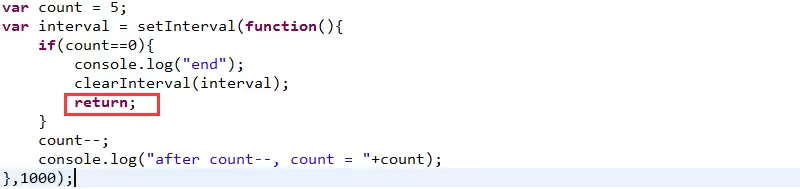 HTML DOM setInterval和clearInterval方法案例详解