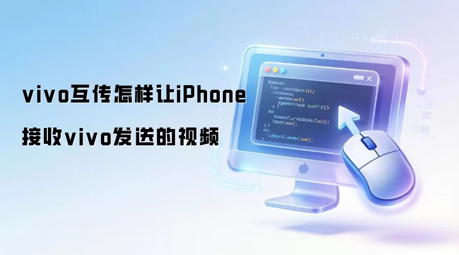 vivo互传怎样让iPhone接收vivo发送的视频