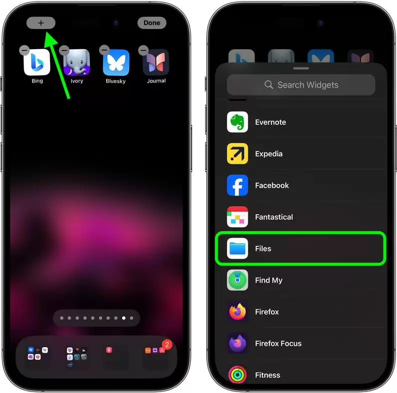 从 iPhone 主屏幕快速访问最近的文件 从 iPhone 主屏幕快速访问最近的文件