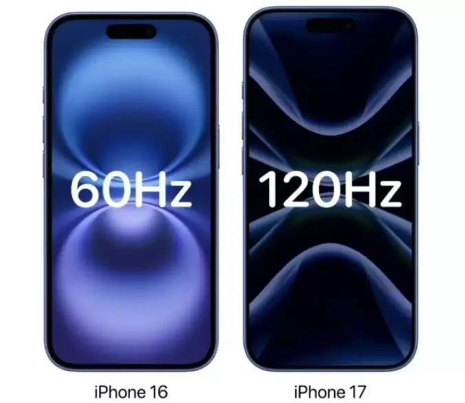 iPhone17全系配备120Hz刷新率! iPhone17全系配备120Hz刷新率!
