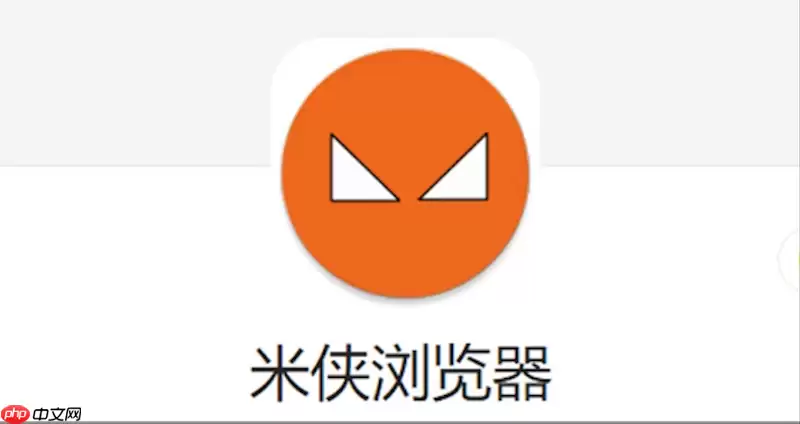 米侠浏览器返回上一页后内容丢失怎么办