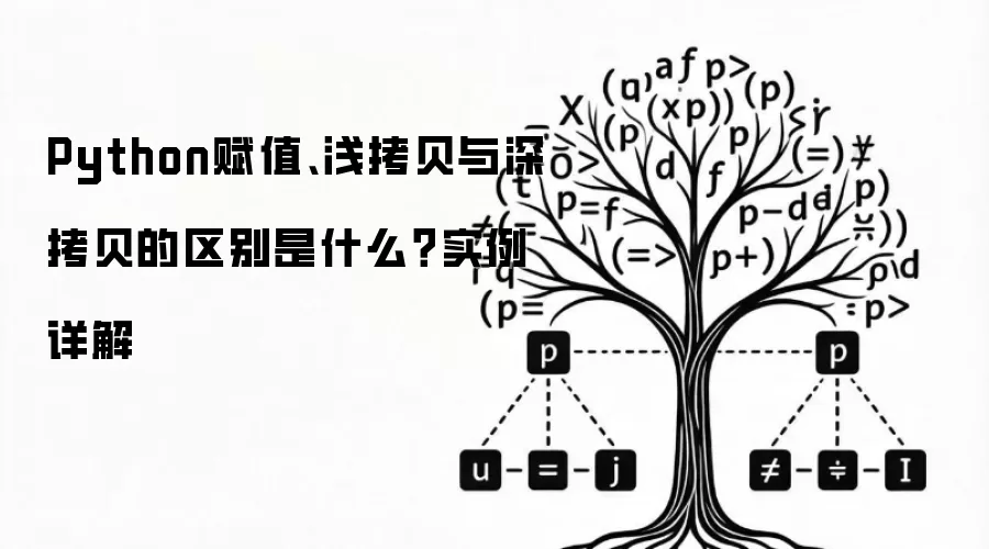 Python赋值、浅拷贝与深拷贝的区别是什么?实例详解