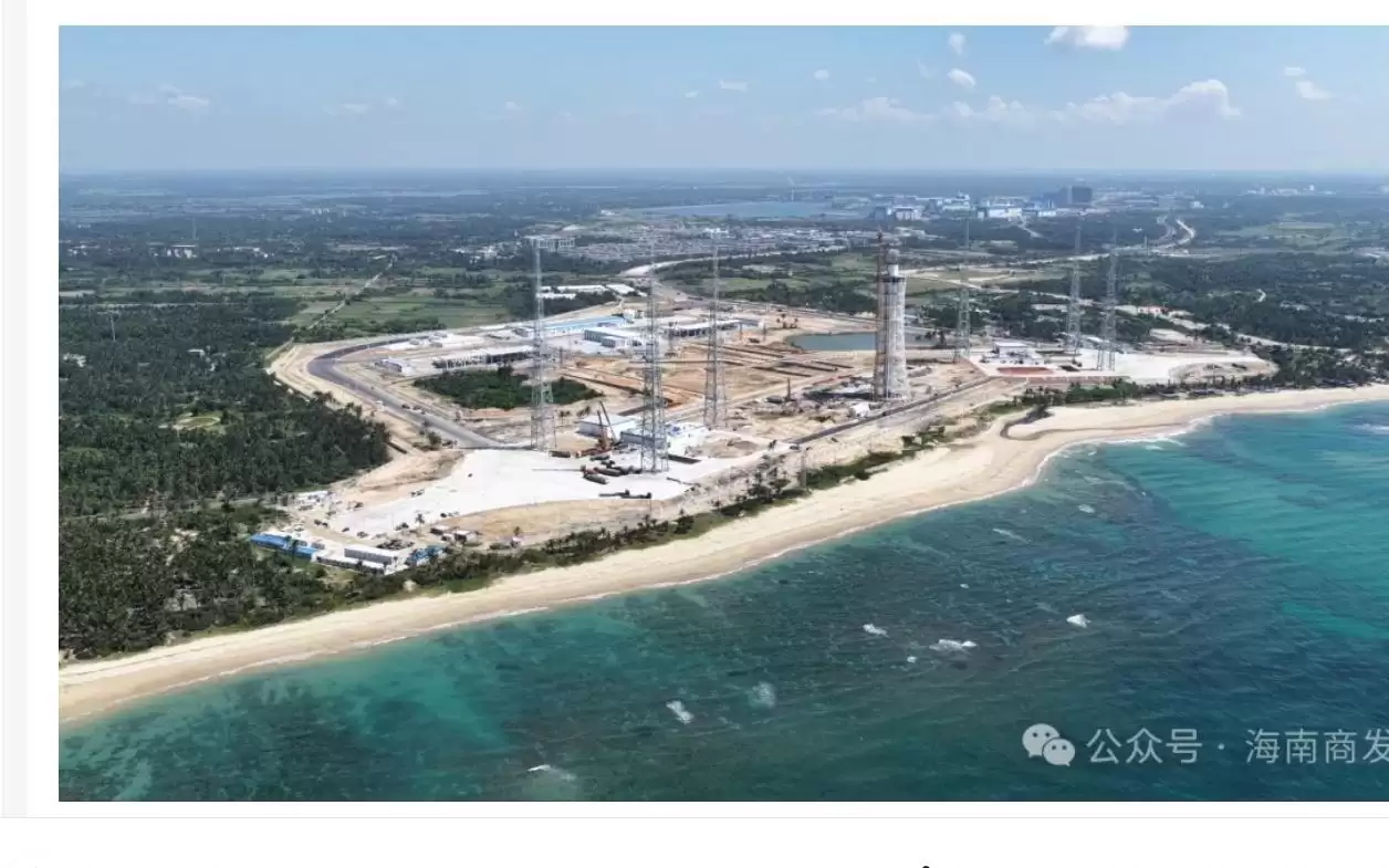 海南商发二期发射区土建完工，全面转入设备调试合练阶段