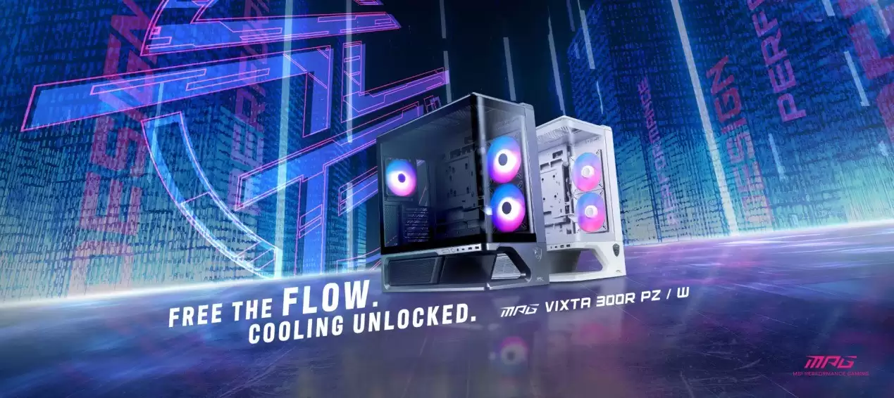 微星机箱再添新作 VIXTA 300维斯塔机箱双版本齐发