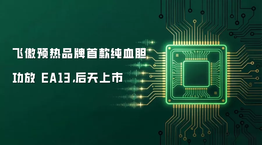 飞傲预热品牌首款纯血胆功放 EA13，后天上市