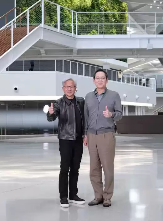 韩国科技巨头高管造访英伟达总部