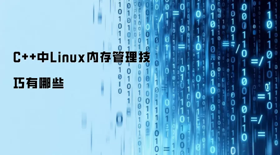 C++中Linux内存管理技巧有哪些