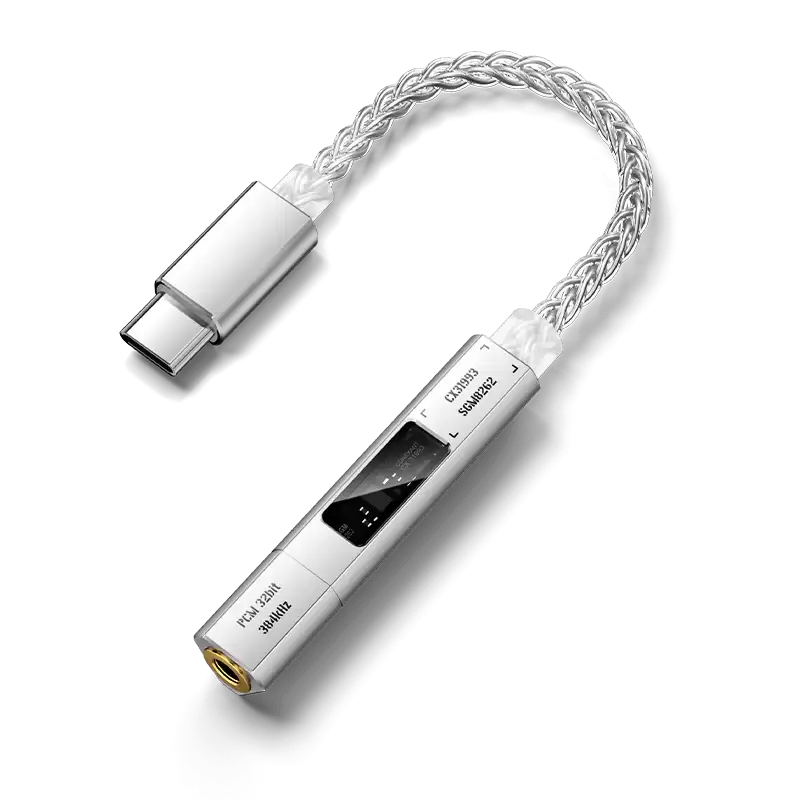 原道 NK1 Ultra 便携式 USB-C 解码耳放线发售:搭 CX31993 DAC、CNC 铝合金切面机身,119 元