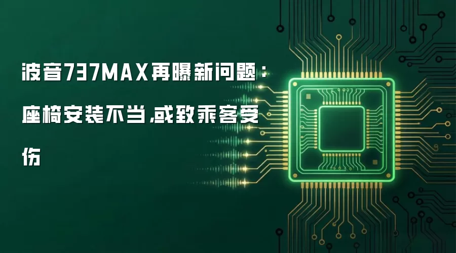 波音737MAX再曝新问题:座椅安装不当,或致乘客受伤