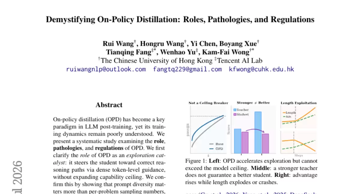 港中文联手腾讯AI实验室揭秘：为什么你的AI老师越厉害，学生反而学得越差？