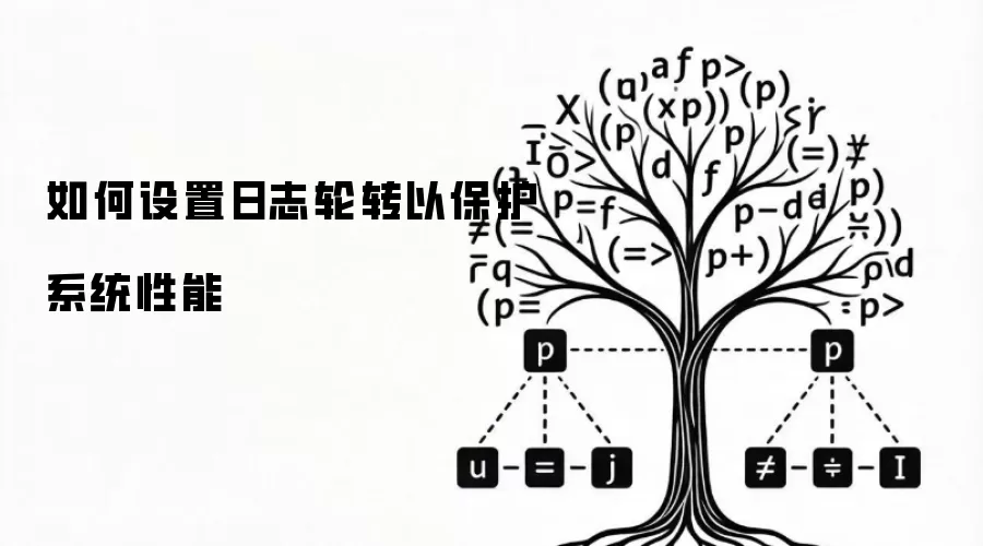 如何设置日志轮转以保护系统性能
