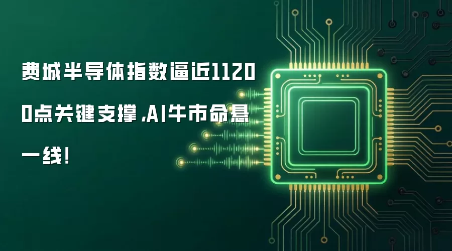 费城半导体指数逼近11200点关键支撑，AI牛市命悬一线！