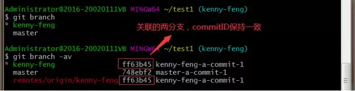 Git本地分支和GitHub远程分支的关联问题